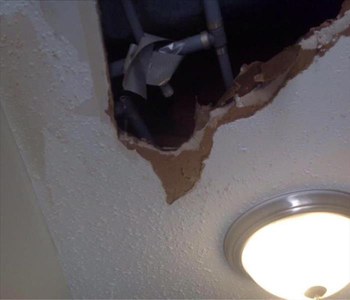 Water Damage From a Broken Pipe